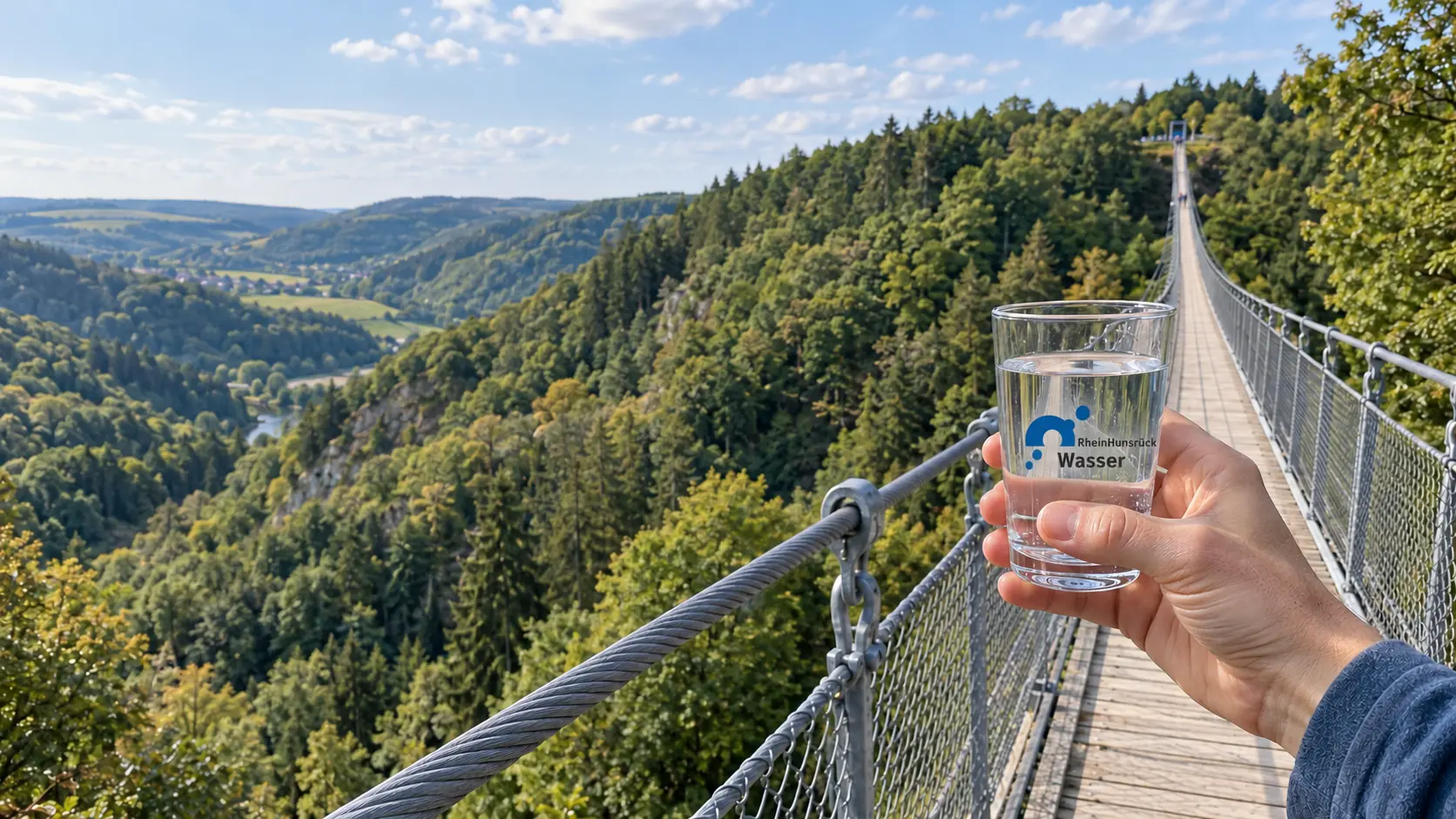 wasser haengebruecke